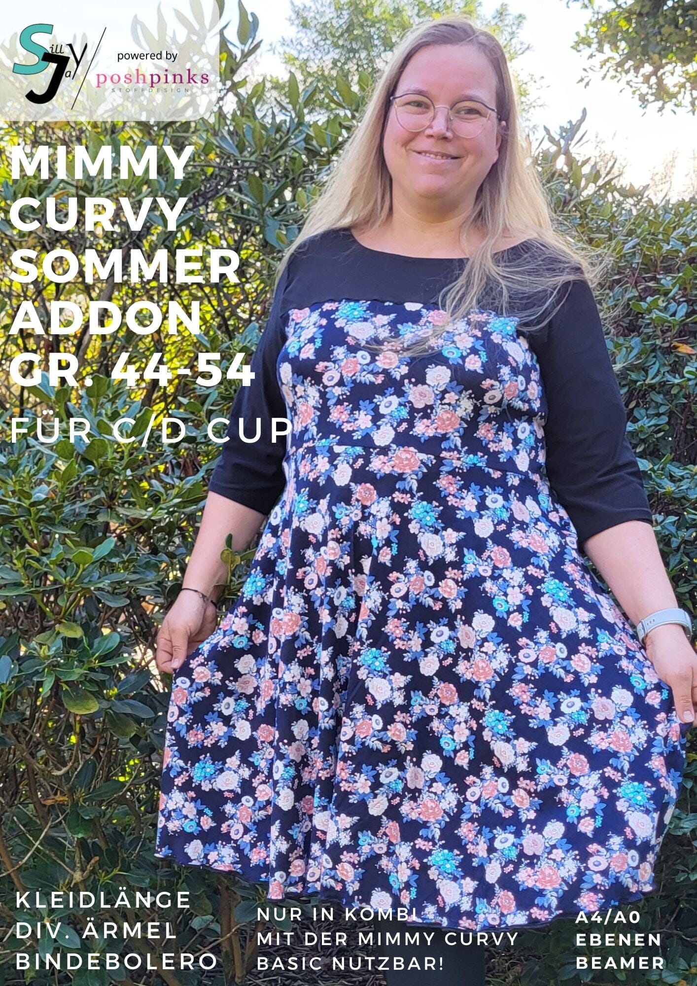 Mimmy Curvy Bundle 32-44 - Basic, Summer Addon & Winter Addon Schnittmuster poshpinks