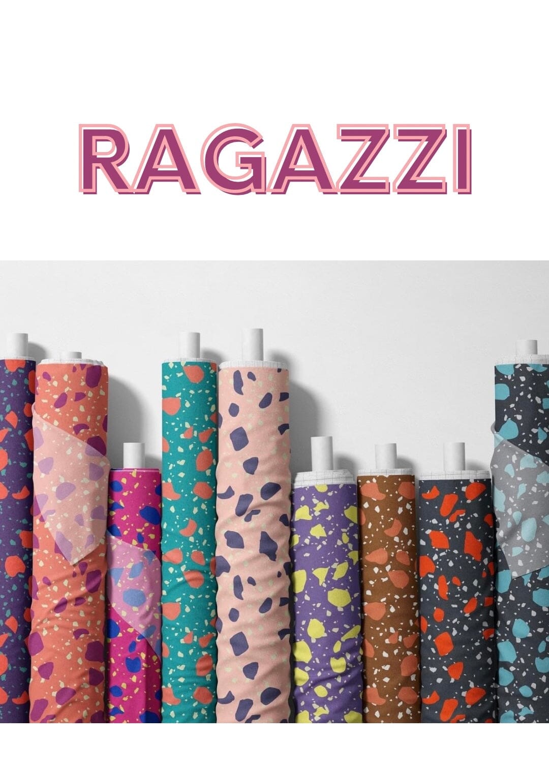 Vorbestellung ! Tender recycling Canvas "Ragazzi " Fragoli di Royale Fabric poshpinks