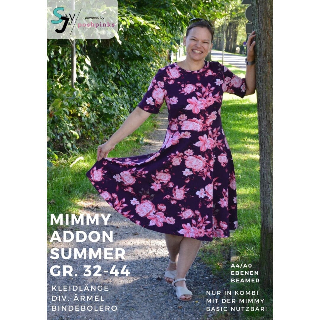 Mimmy Klassik Summer Addon 32-44 Schnittmuster poshpinks