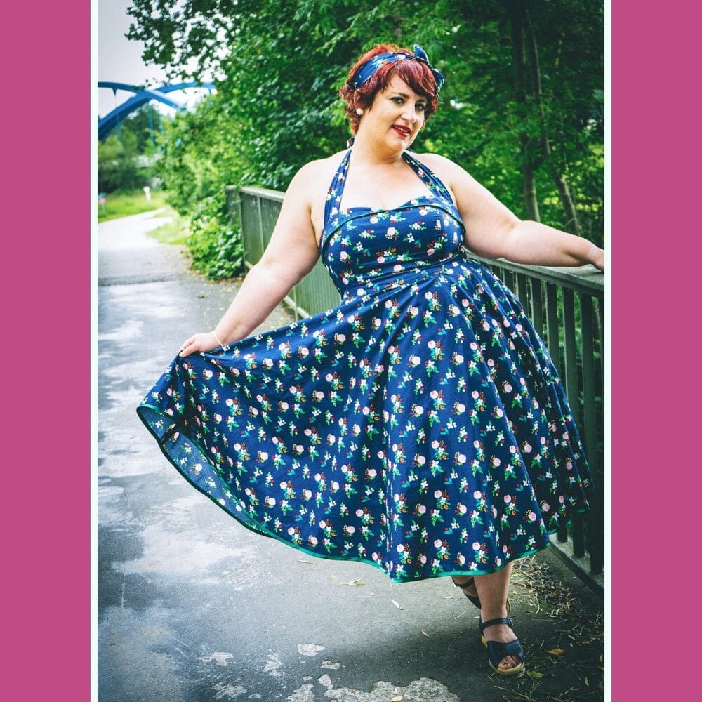 Purpurnaht Schnittmuster EBook - Kleid Shirley - Gr. 32-52 Schnittmuster poshpinks