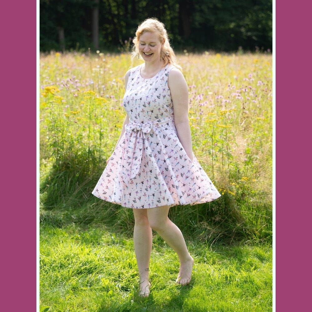 Purpurnaht Schnittmuster Ebook - Kleid Aelia - Gr. 32-52 Schnittmuster poshpinks