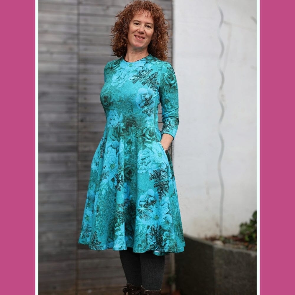 Purpurnaht Schnittmuster Ebook - Kleid Minea - Gr. 32-52 Schnittmuster poshpinks