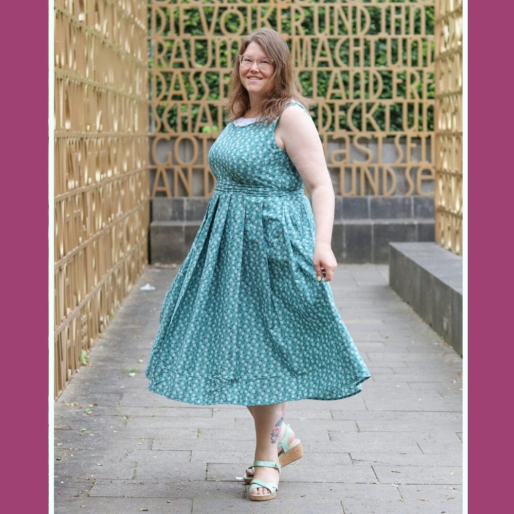 Purpurnaht Schnittmuster Ebook - Kleid Aelia - Gr. 32-52 Schnittmuster poshpinks