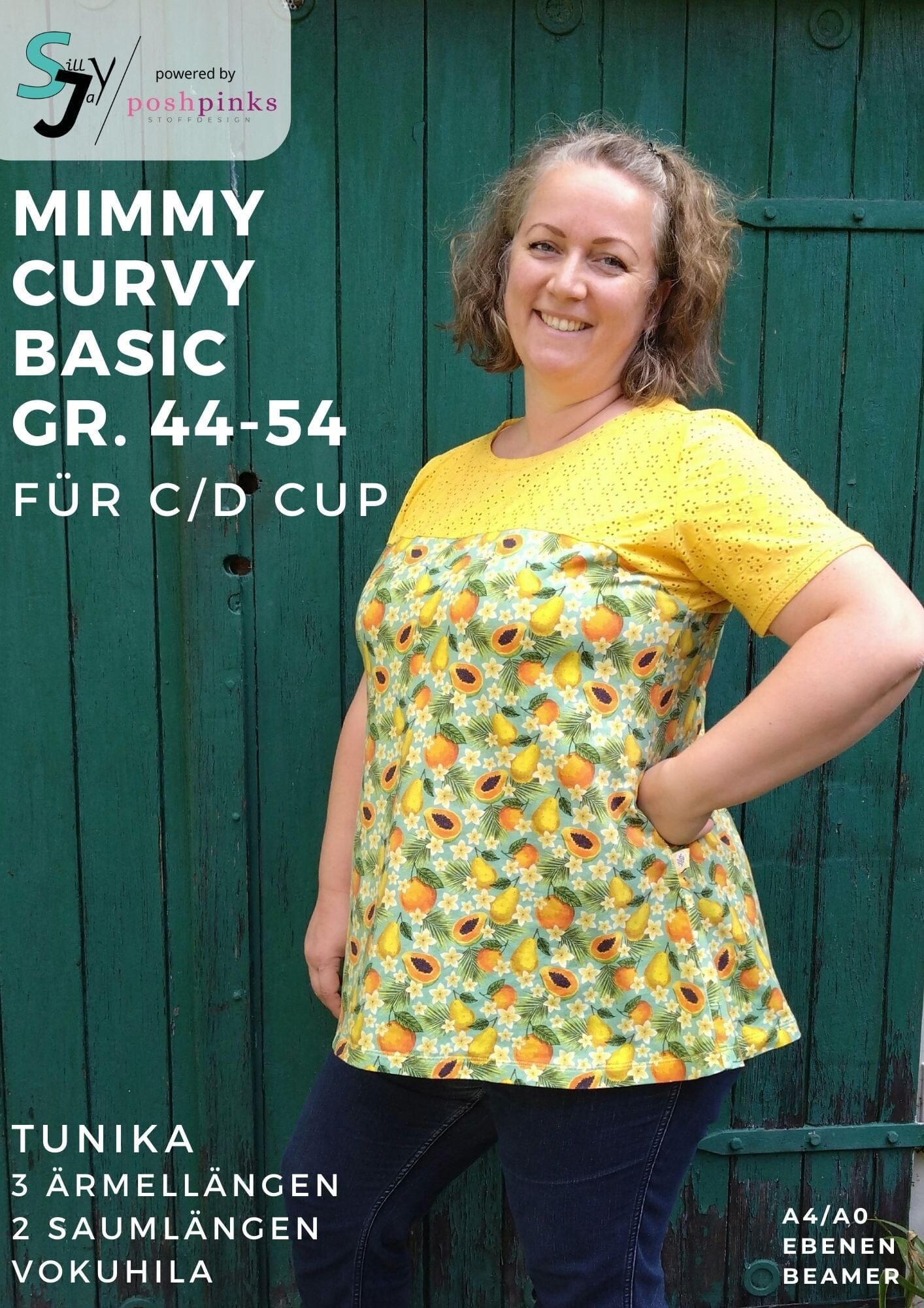 Mimmy Curvy Bundle 32-44 - Basic, Summer Addon & Winter Addon Schnittmuster poshpinks