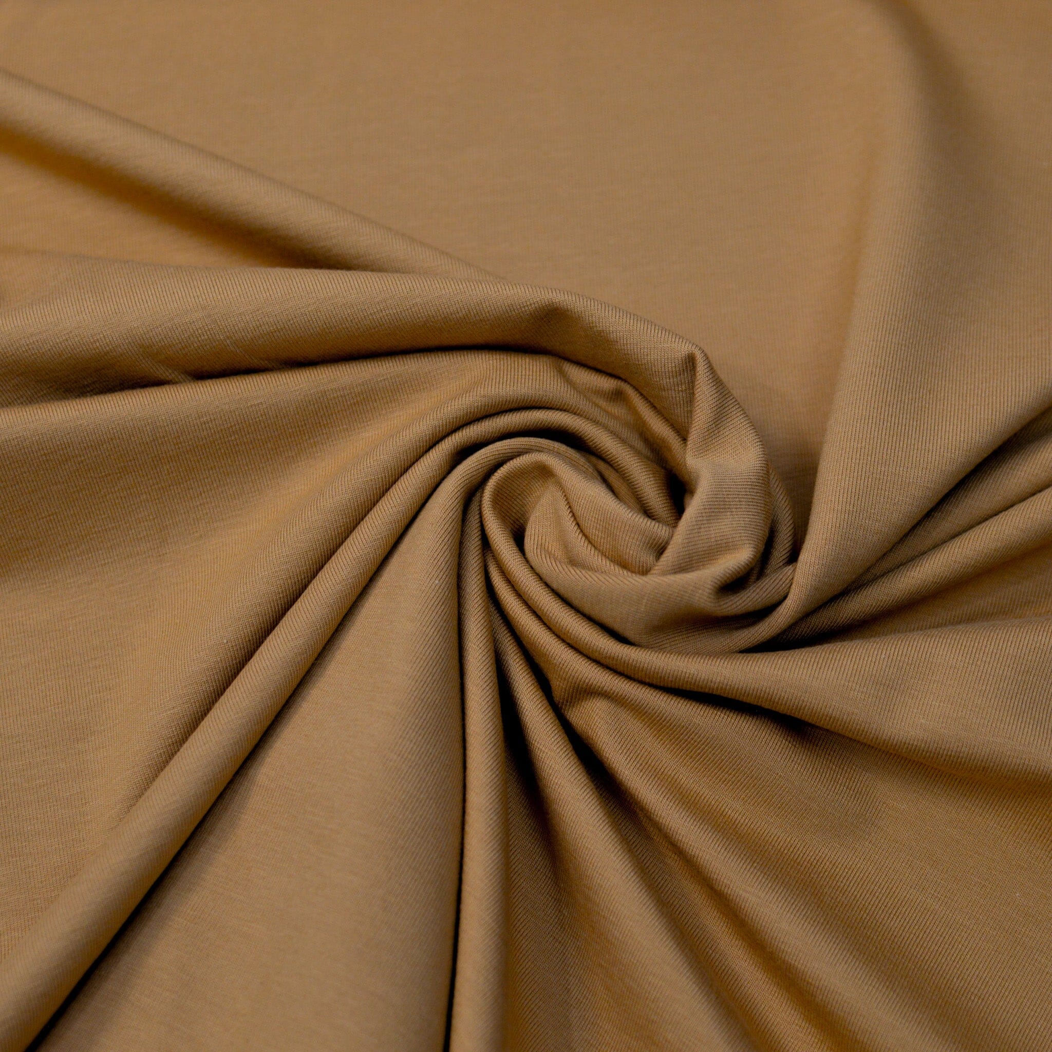 Baumwolljersey - camelbeige Fabric poshpinks