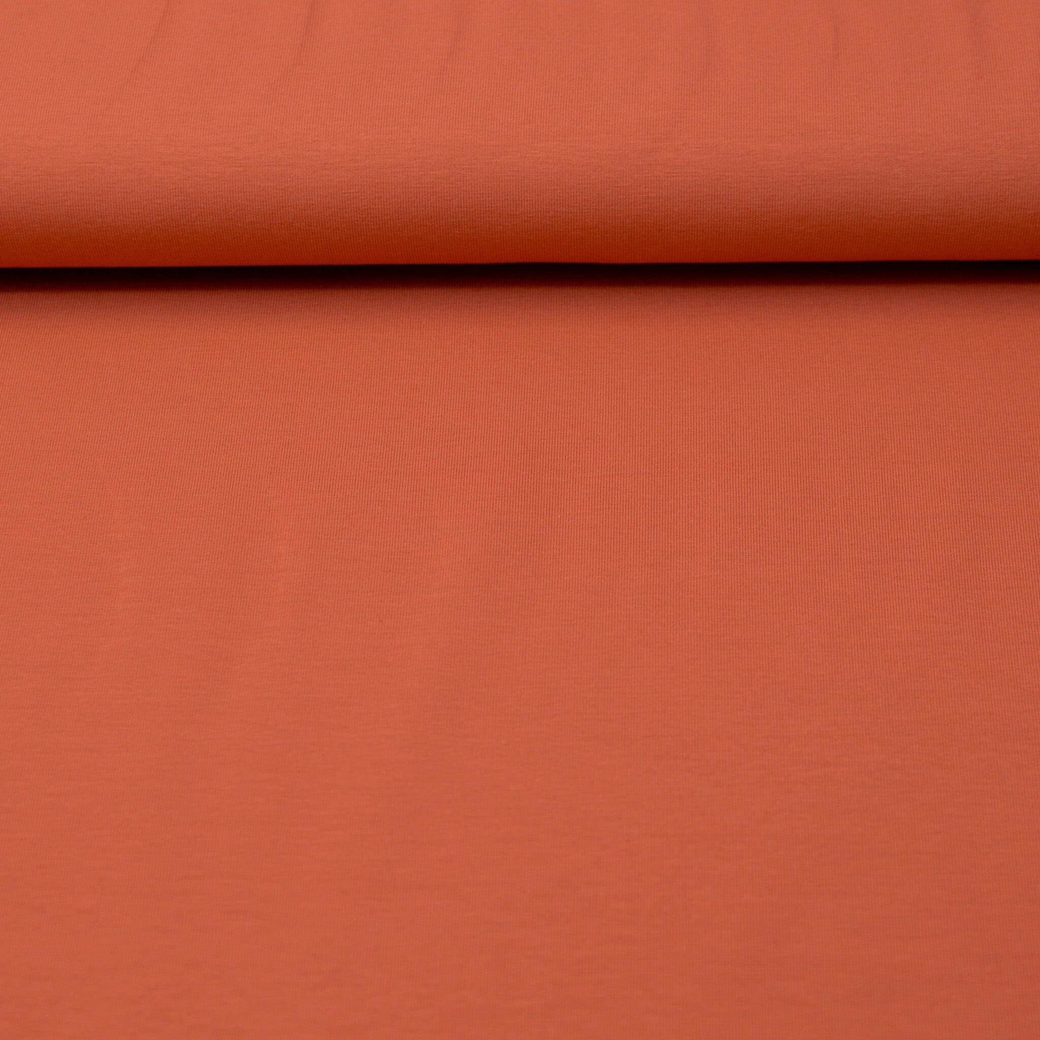 Baumwolljersey - dunkelorange Fabric poshpinks