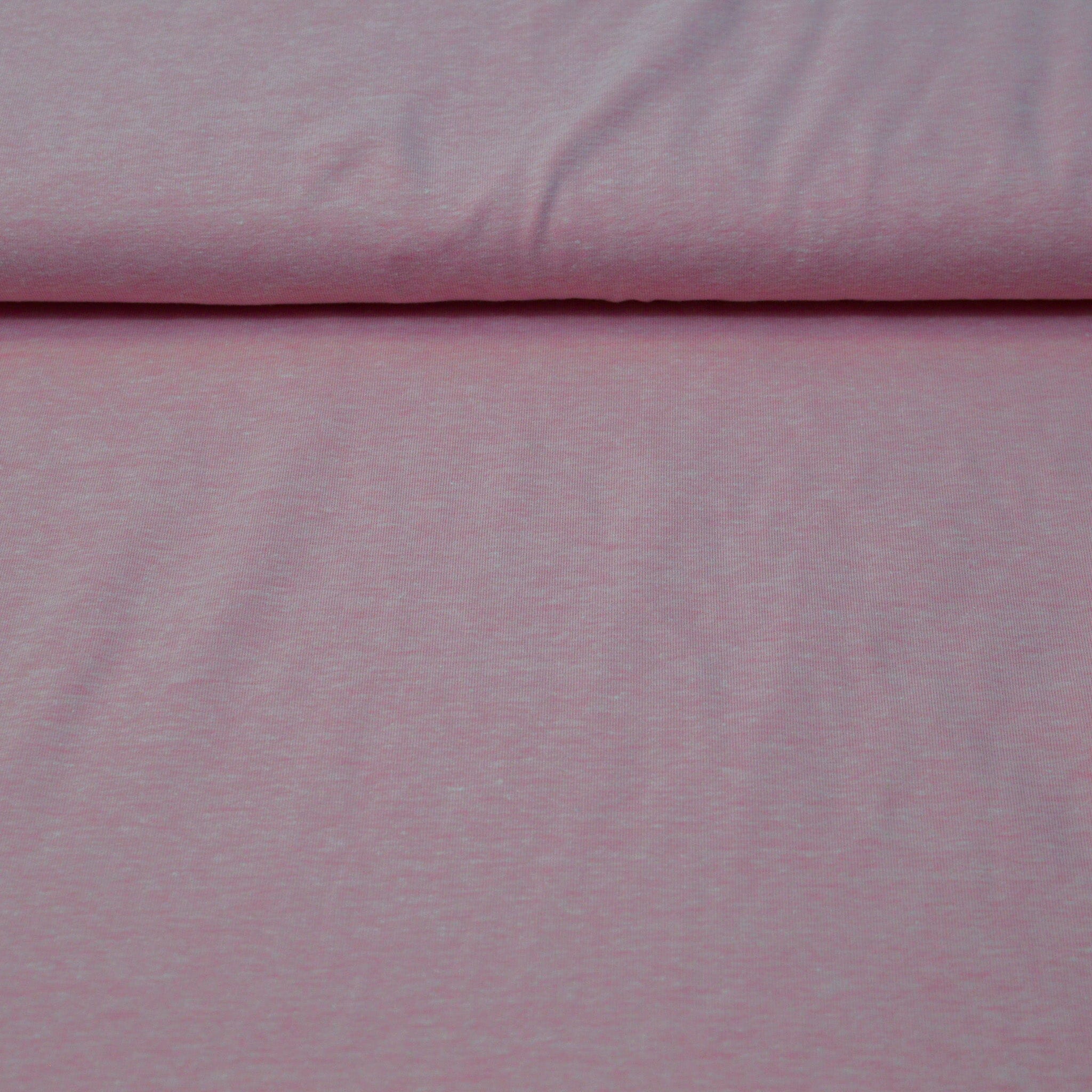 Melangejersey - rosa Fabric poshpinks