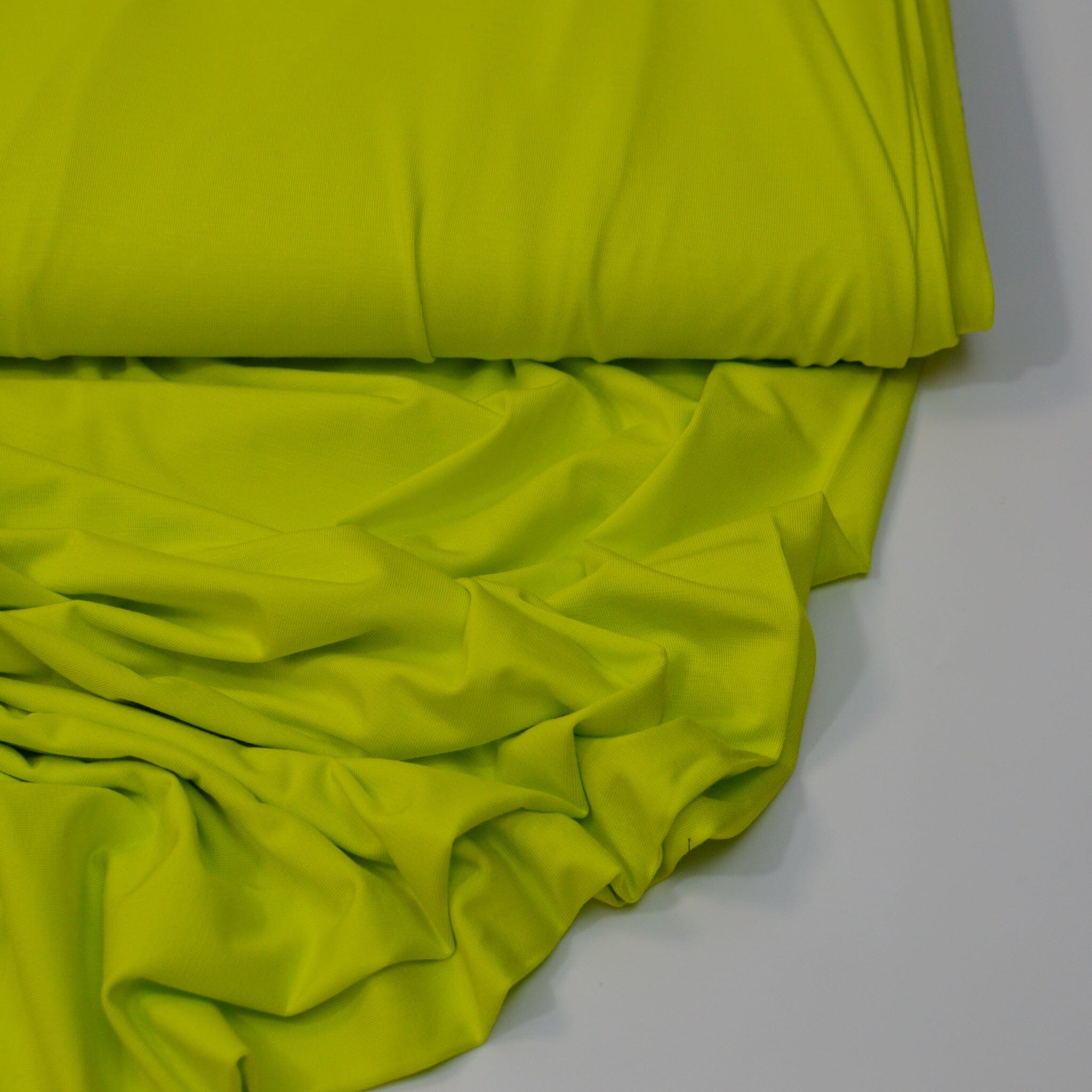 Bambusjersey - limettengrün Fabric poshpinks