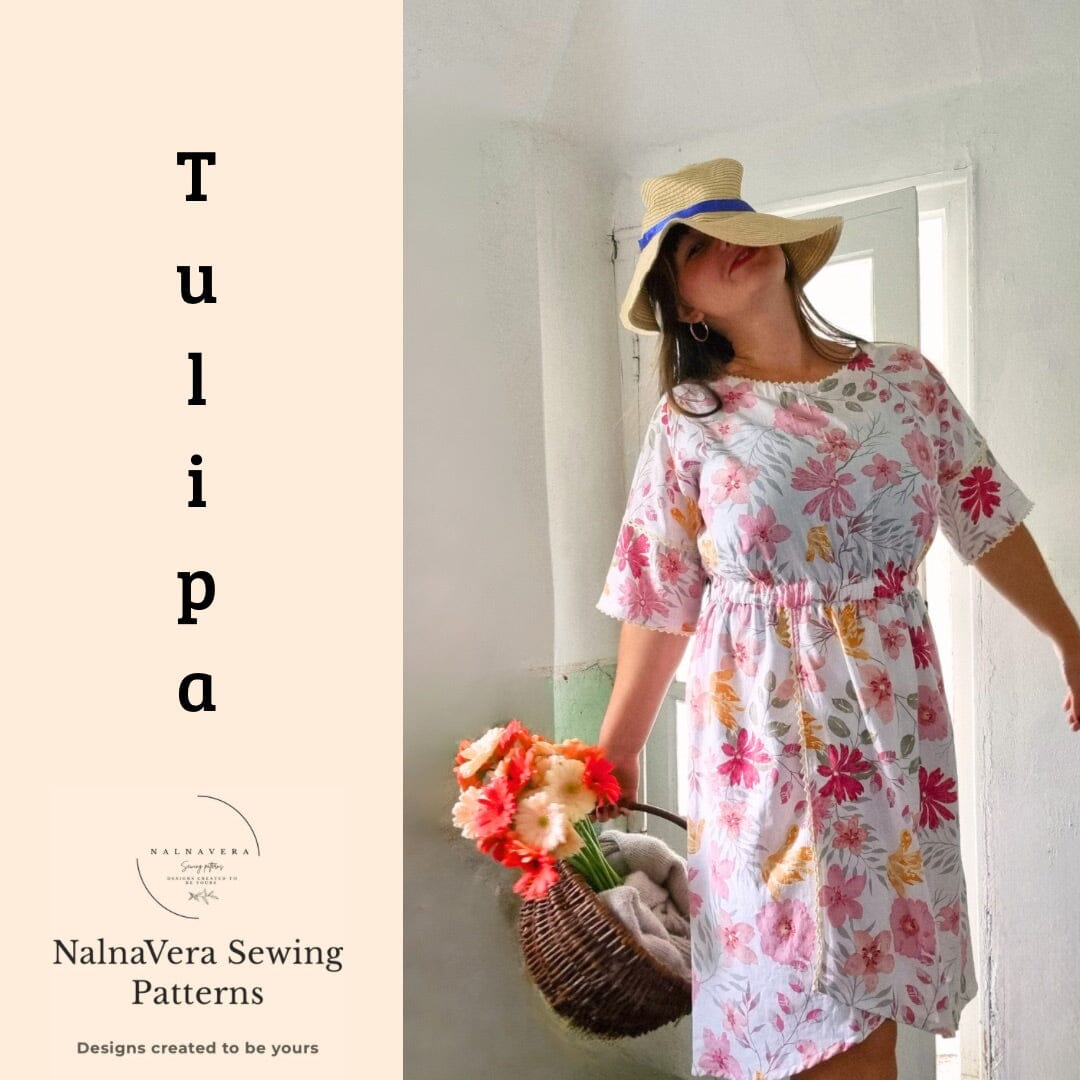 Nalnavera Schnittmuster Tulipa Kleid Schnittmuster poshpinks