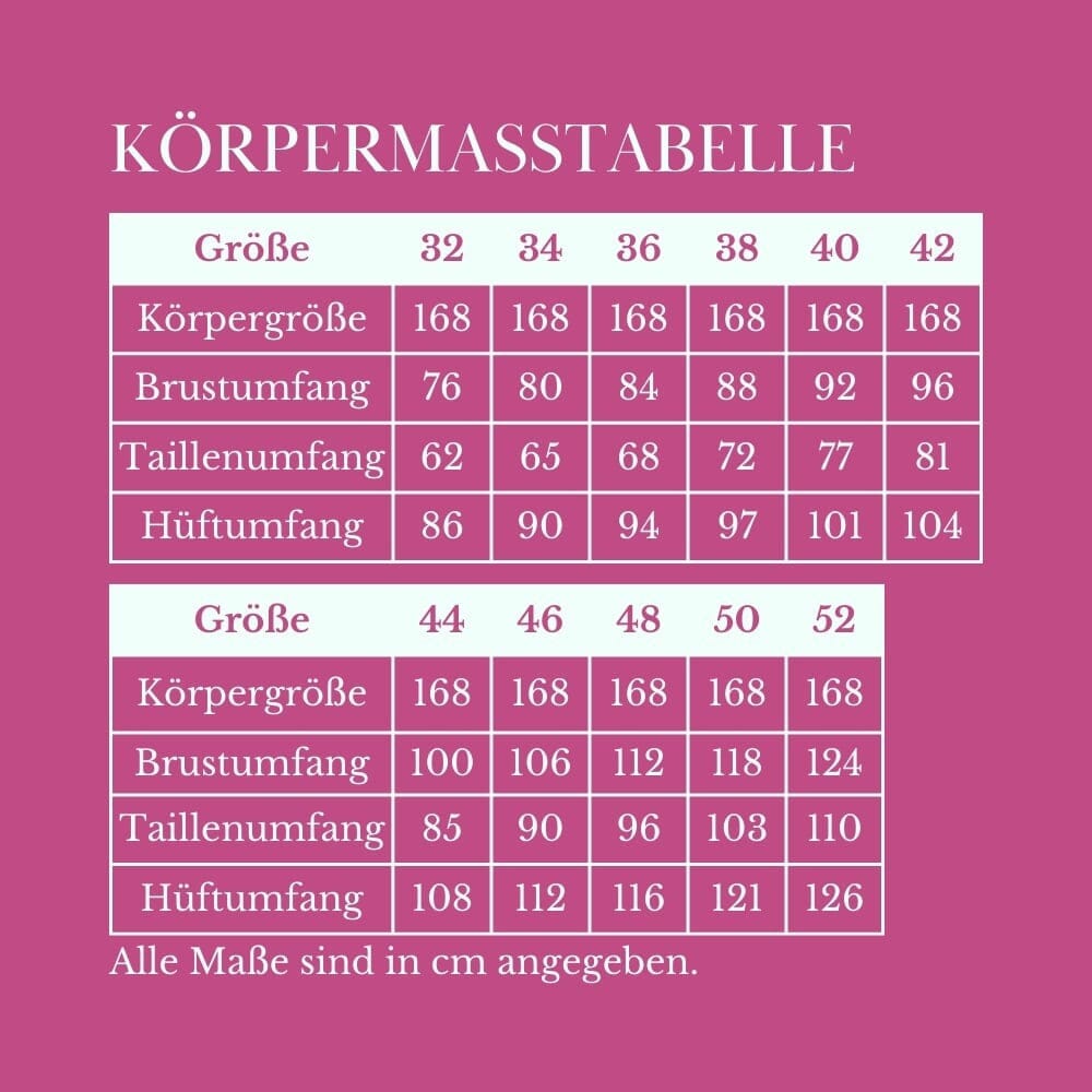 Purpurnaht Schnittmuster Ebook - Kurzjacke Julia - Gr. 32-52 Schnittmuster poshpinks